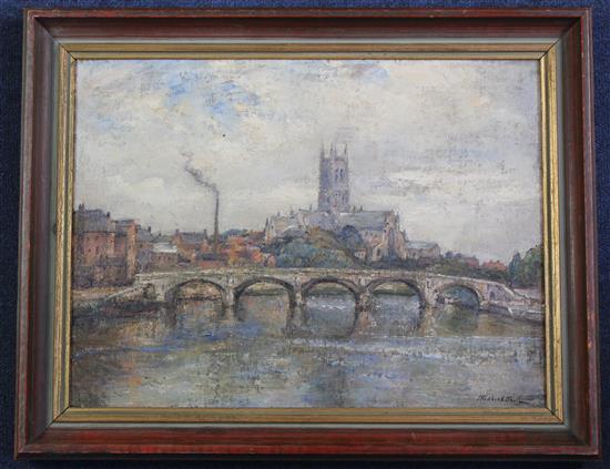 James Herbert Snell, Worcester Cathedral and bridge(-)